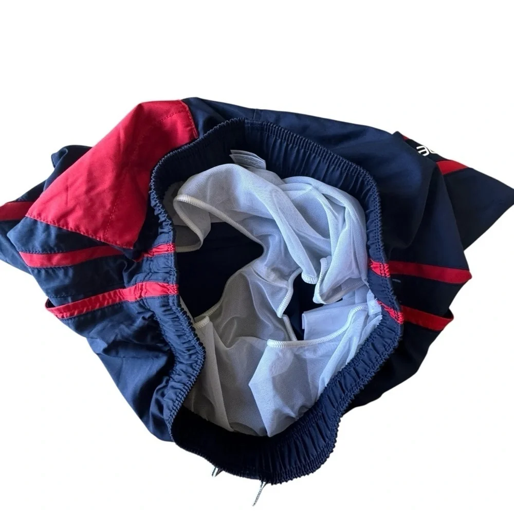 Speedo Mens Blue UPF50+ Comfort Stretch Swim Trunks Size Medium